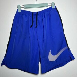 Nike Blue Athletic Shorts Lightweight Elastic Waist